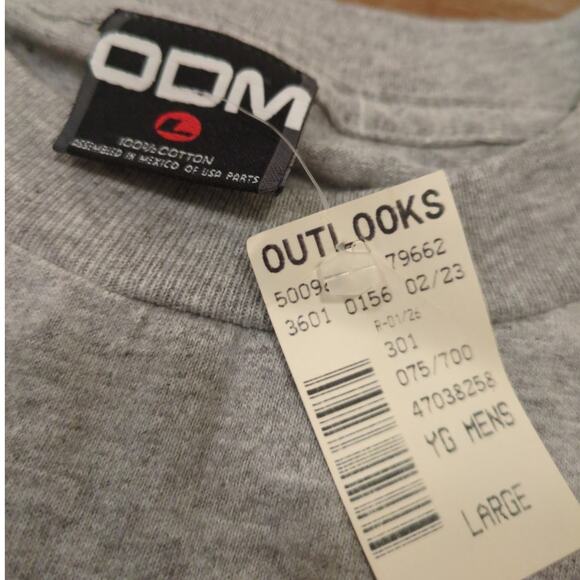 VTG ODM Don't Fight The Feeling Adult Large Shirt Joke Skater Punk Grunge Y2K - Picture 3 of 6